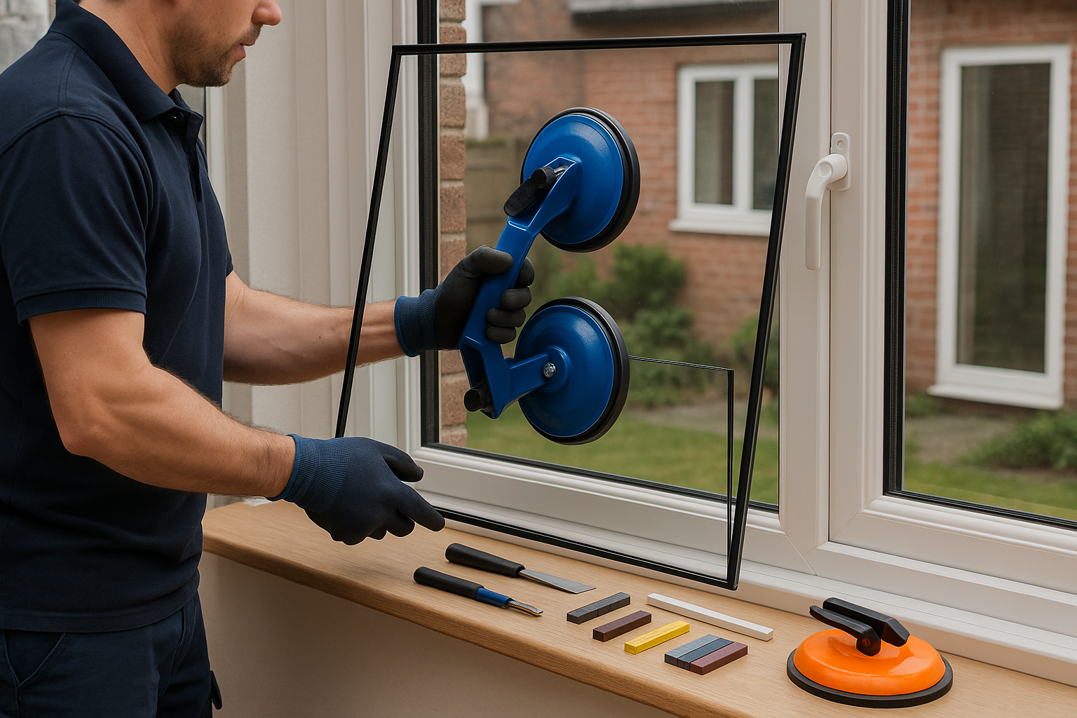 Door Glass Replacement Woolwich service image